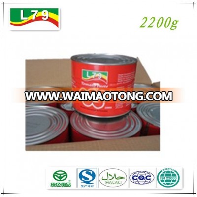 Canned Tomato Paste 2.2kg