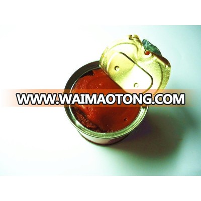 top quality china tomato paste sauce 70g can tin factory double concentrated